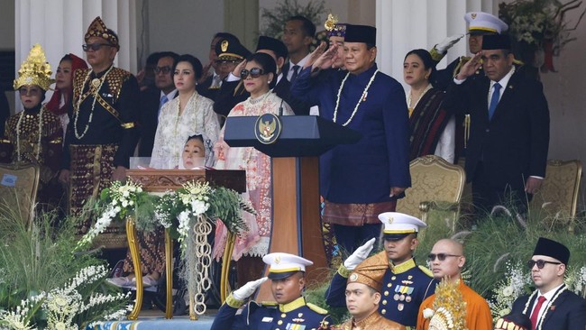 Prabowo Minta Komandan Upacara HUT ke-81 RI Menghadap Usai Prosesi Berlangsung Lancar